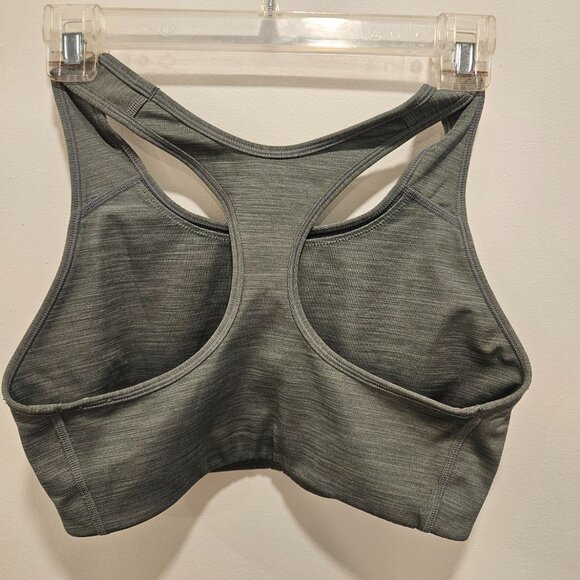 Nike Women's DRI-FIT Racerback Grey Sports Bra Comfy Activewear Sport Size L - Picture 7 of 10